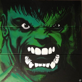 Named contemporary work « Hulk smiling », Made by MARCUS-49