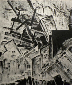 Named contemporary work « Après la Tornade », Made by COLETTE TERRANOVA