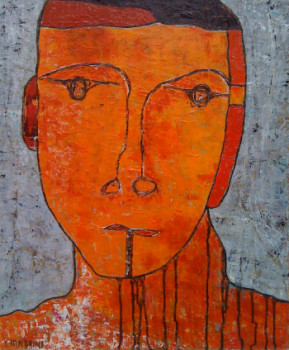 Named contemporary work « Portrait XI », Made by WALTER CIANDRINI