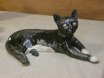 Named contemporary work « Chat », Made by MARGOT LECêTRE