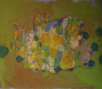 Contemporary work named « organique », Created by NATALIA AUFFRAY