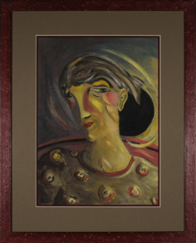 Named contemporary work « Femme aigle », Made by HERVé BELLO