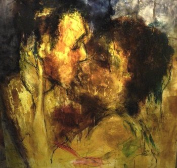 Named contemporary work « Les Amants », Made by JEAN-LOUIS PATRICE