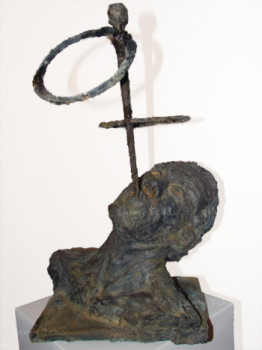 Named contemporary work « jongleur I », Made by LAMY TCHA