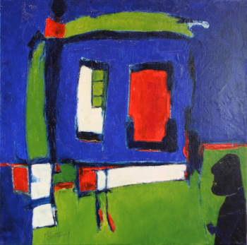 Named contemporary work « De retour à la maison », Made by ALAIN BERTHAUD