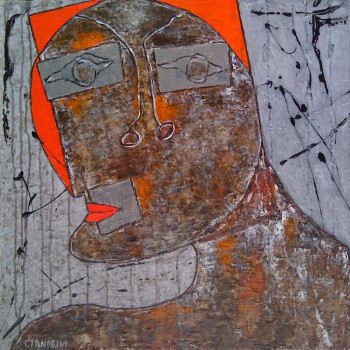 Named contemporary work « Portrait VI », Made by WALTER CIANDRINI