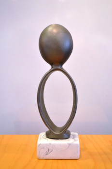 Named contemporary work « EQUILIBRE II 2 », Made by RG