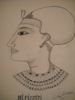 Named contemporary work « Nefertiti », Made by BRUNO RATAGGI