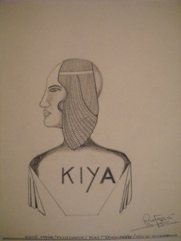 Named contemporary work « Kiya », Made by BRUNO RATAGGI