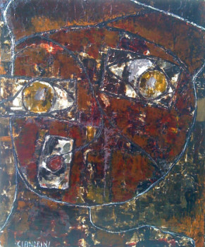 Named contemporary work « Portrait V », Made by WALTER CIANDRINI