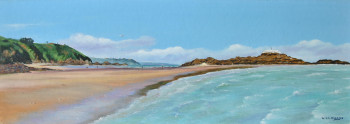 Named contemporary work « Plage du rocher Martin à 22 Plérin », Made by ANDRé GILLOUAYE