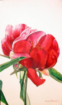Contemporary work named « Pivoine 2 », Created by MURIEL DOLEMIEUX