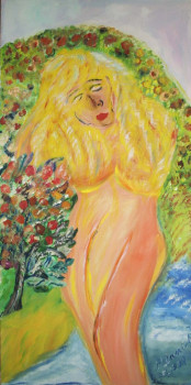 Named contemporary work « La Blonde », Made by ISRADAN