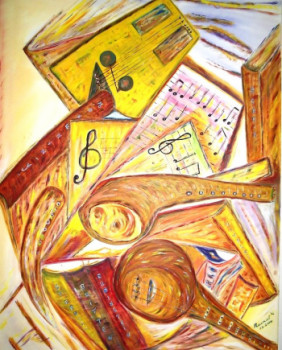 Named contemporary work « Le Sofar  (Cubisme) », Made by ISRADAN