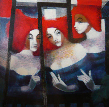Contemporary work named « les trois soeurs », Created by JEAN MOSNIER