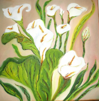Named contemporary work « Bouquet d'Arôme  (Impressionnisme) », Made by ISRADAN