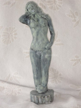 Named contemporary work « Fille », Made by VIVIANE 