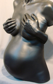 Named contemporary work « Plénitude 1 », Made by AUDE EHRMANN