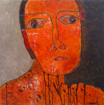 Named contemporary work « Portrait XII », Made by WALTER CIANDRINI
