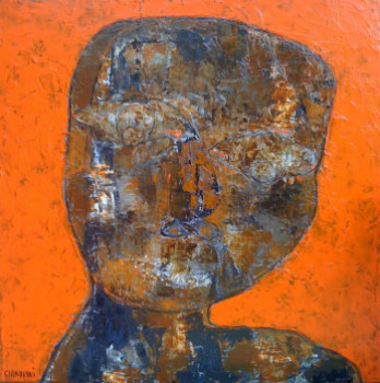 Named contemporary work « Portrait O », Made by WALTER CIANDRINI