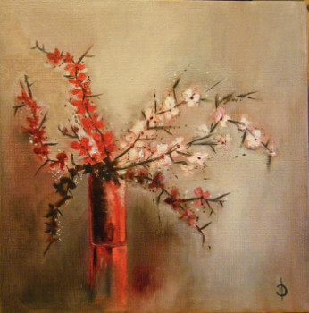 Named contemporary work « bouquet de légèreté », Made by VALéRIE DOMENJOZ