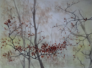 Named contemporary work « Brume d'automne », Made by ABBY