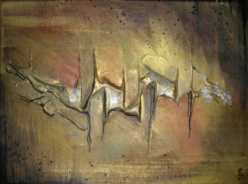 Named contemporary work « Abstrait 8 », Made by L-SY