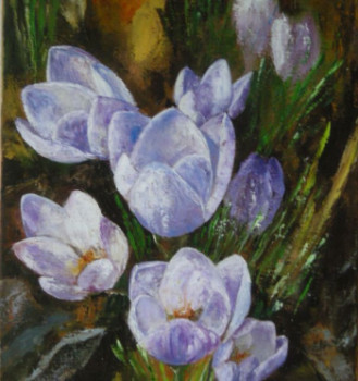 Named contemporary work « crocus », Made by LENA B