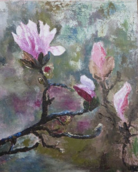 Named contemporary work « Magnolia », Made by LENA B