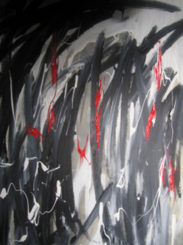 Named contemporary work « dangerous red », Made by STANISLAS REITZ