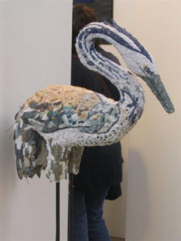 Named contemporary work « Oiseau des Iles », Made by JOSéE RICARD