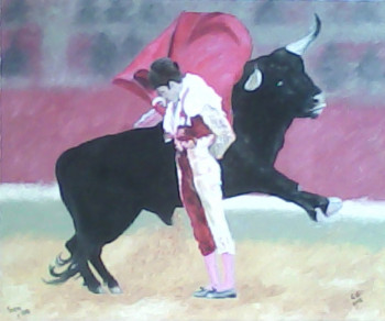 Named contemporary work «  torero José Tomas », Made by CHRISTIANEG