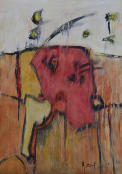 Named contemporary work « Oppression », Made by ALAIN BERTHAUD