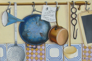 Named contemporary work « La cuisine », Made by DOMINIQUE PINEAU