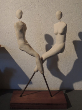 Named contemporary work « toi et moi 2 », Made by PHILIPPE FERNANDES