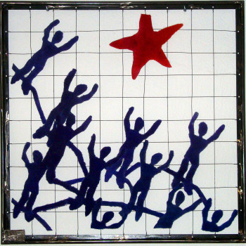 Named contemporary work « All wishin the star », Made by LALLAPICCARA