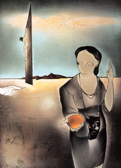 Named contemporary work « Christ, Leica et Orange », Made by GEORGES YATRIDèS