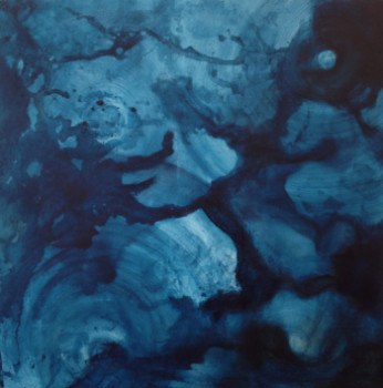 Named contemporary work « Aqua II », Made by CORINNE DUMONT PASQUIER