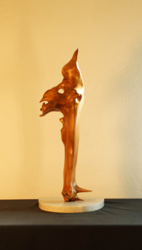 Named contemporary work « Le Totem (Carrare) », Made by MICHEL CARETTE