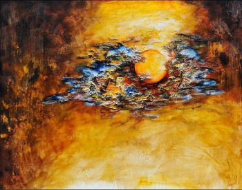 Named contemporary work « Reflets », Made by ARTHURE