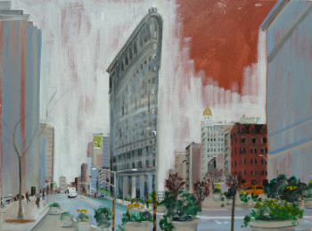 Contemporary work named « The Flatiron Building », Created by BONNEAU-MARRON
