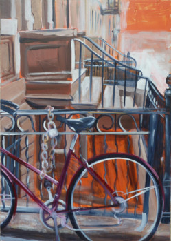 Contemporary work named « Le Vélo (West Village, Manhattan) », Created by BONNEAU-MARRON