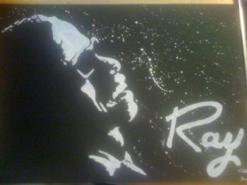 Named contemporary work « Ray Charles », Made by BRUNOCREM