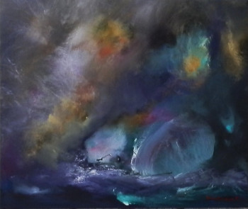 Named contemporary work « Le ciel en désordre », Made by TCHARTILOGLOU FRANCOISE