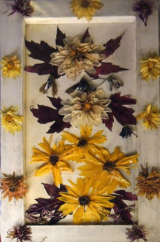 Named contemporary work « Composition originale en fleurs », Made by NIKO