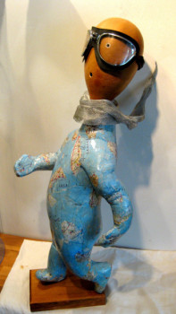 Named contemporary work « "Le randonneur du Golfe" », Made by ELISABETH FAUCHEUR