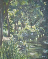 Named contemporary work « le ruisseau », Made by MIREILLE BREGOU