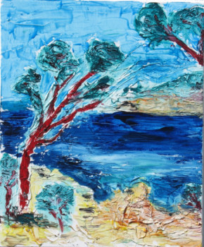 Named contemporary work « côte d'Azur », Made by MICHEL GAY