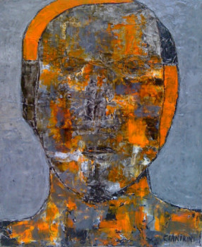 Named contemporary work « Portrait XVI », Made by WALTER CIANDRINI