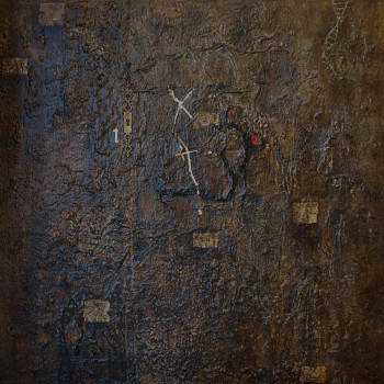 Named contemporary work « Peinture Apocryphe n°1 », Made by MICHEL ESCALE